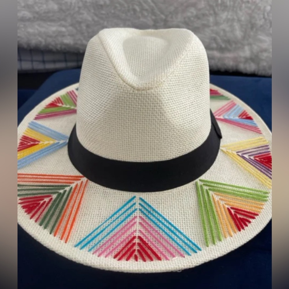 CAMPELLE Brazilian Handmade Hats -Tulum White - Picture 3 of 3